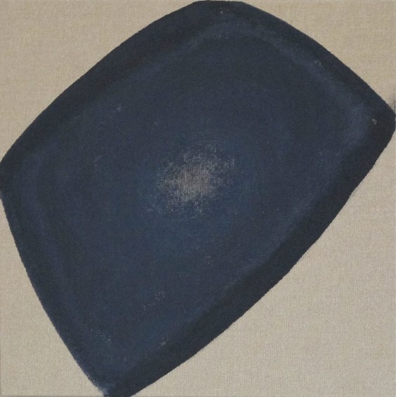 franck gribling, BLACK HOLE, 2013, 40 x 40,acryl op doek